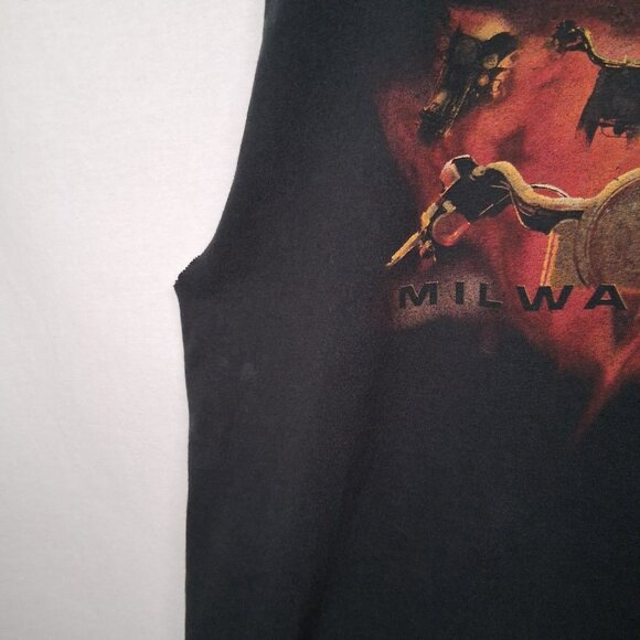 Harley Davidson Muscle Shirt XL Milwaukee Steel Myrtle Beach Motorcycle Biker SC - Picture 14 of 14